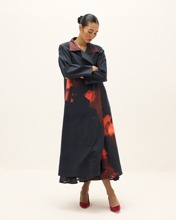 Rouge Trench Coat