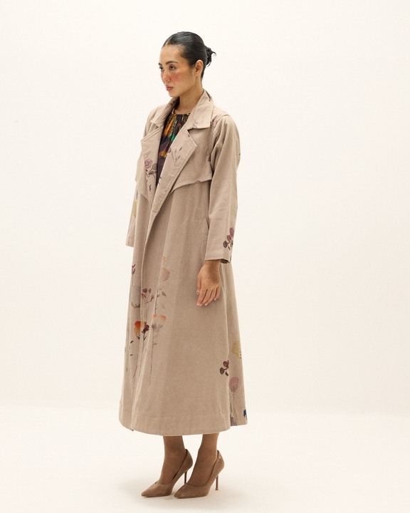 Taupe Trench Coat