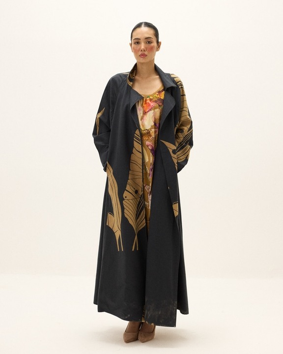 Midnight Leaf Coat