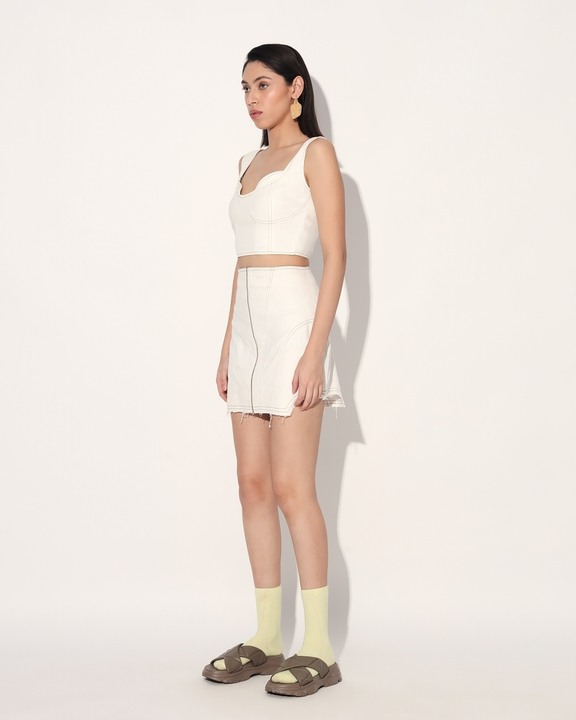 Zerah Denim Bralette