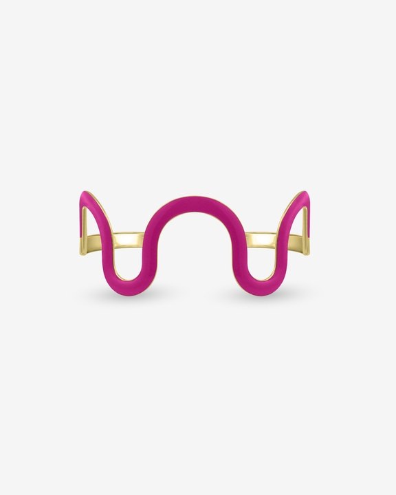 Swirl Enamel Cuff