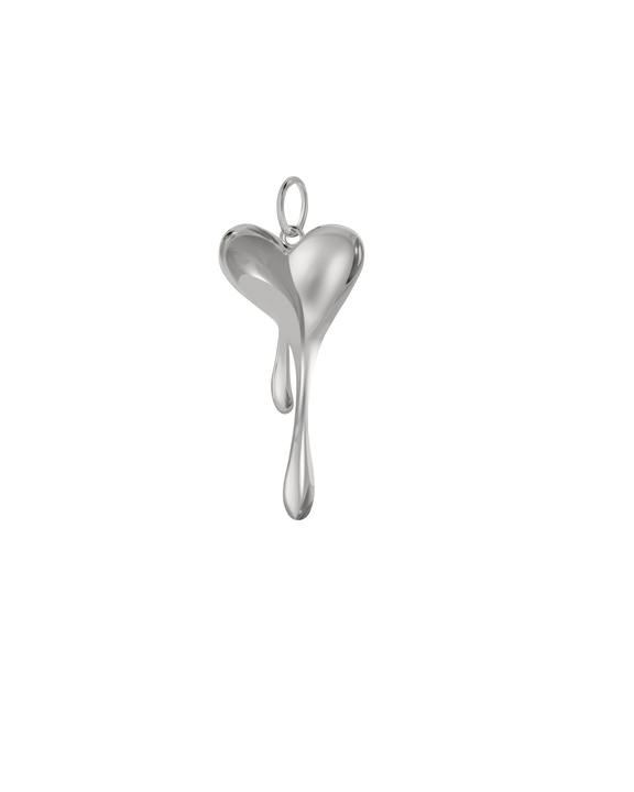 Small Melting Heart With Anchor Chain