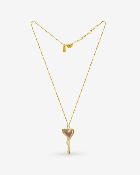 Melting Heart With Anchor Chain