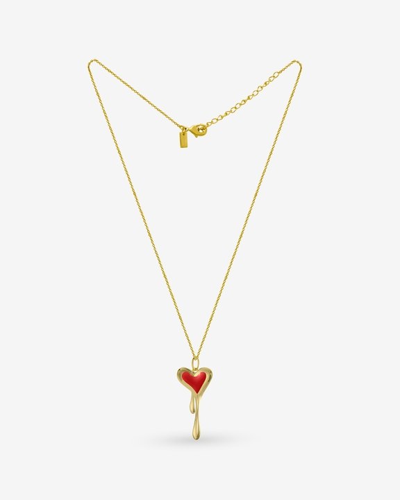Melting Heart With Anchor Chain