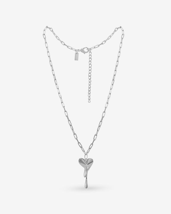 Xl Melting Heart With Paperclip Chain