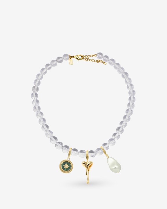 Bubble Autmn Charm Necklace