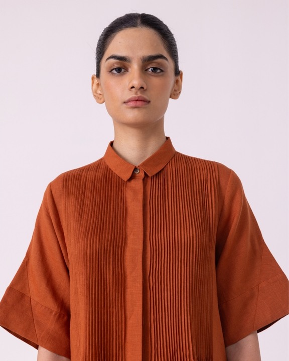 Minerva Linen Shirt Dress