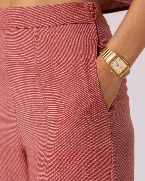 Moira Handwoven Denim Pants