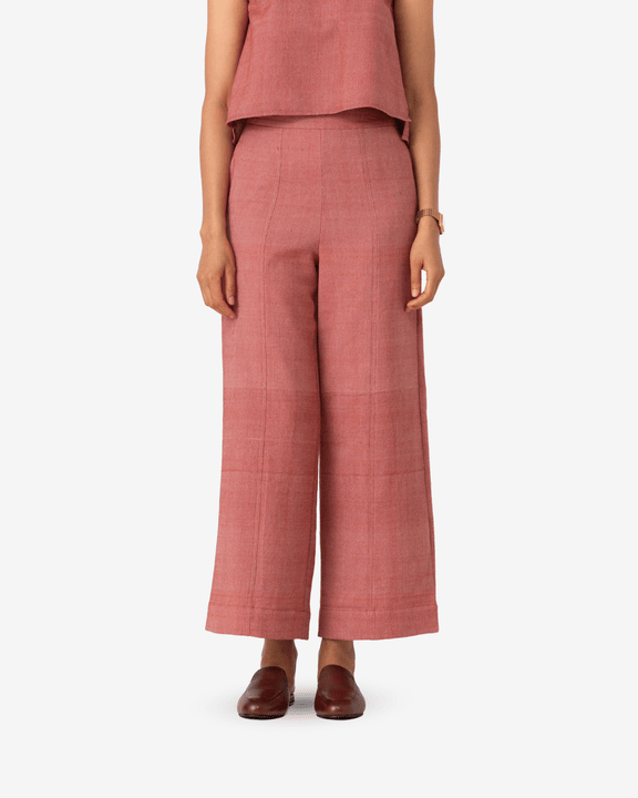 Moira Handwoven Denim Pants