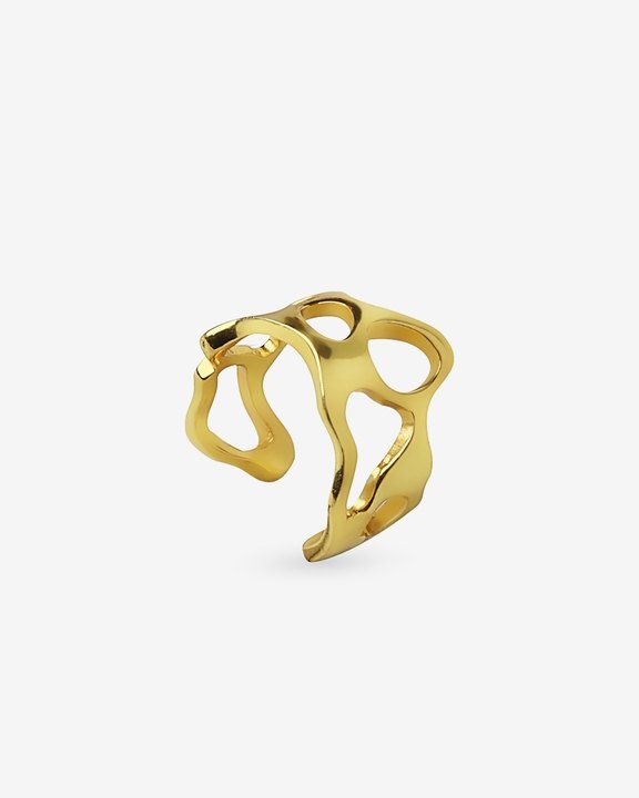 Molten Gold Ring