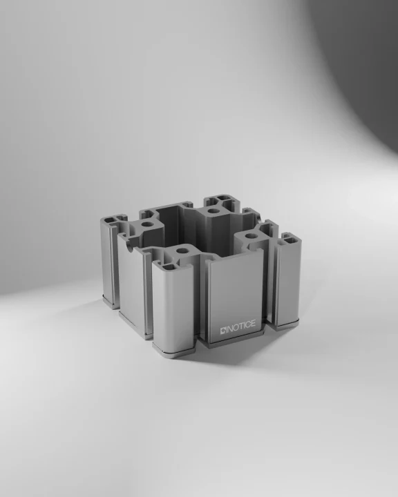 Extrusion Ashtray - Silver
