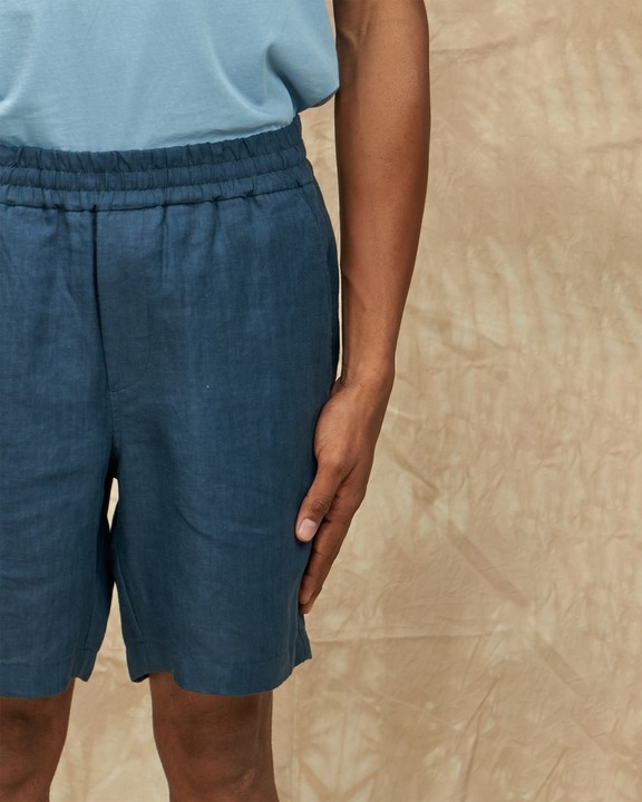 Drawcord Linen Shorts