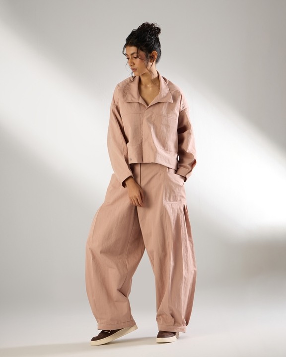 Side Pocket Pleat Pants