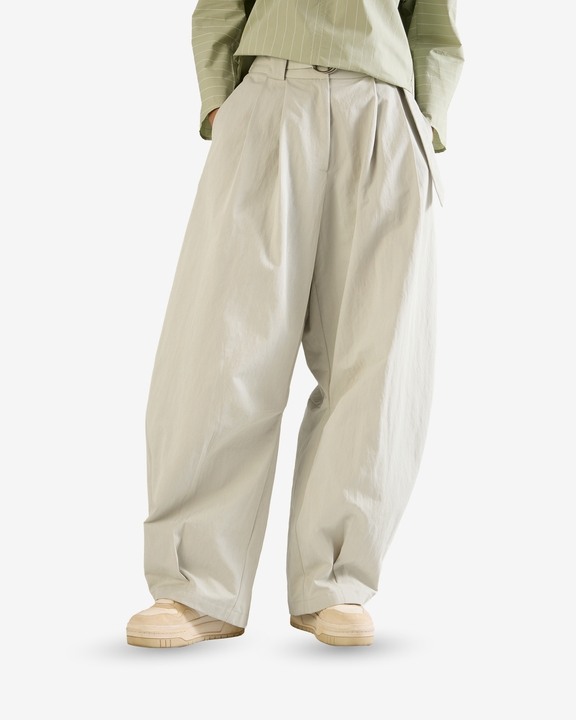 Front Pleat Buckle Pants