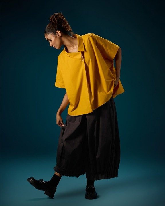 Gather Elastic Hem Pants