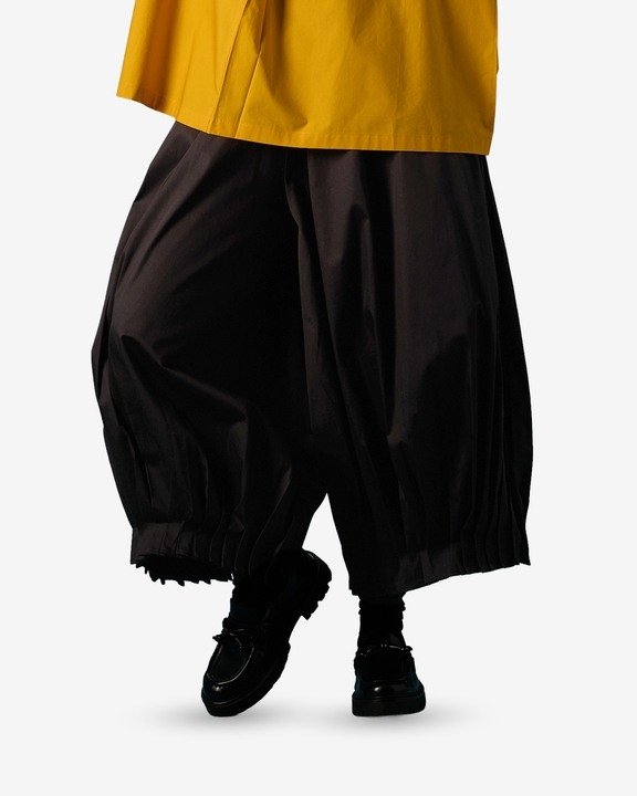 Gather Elastic Hem Pants