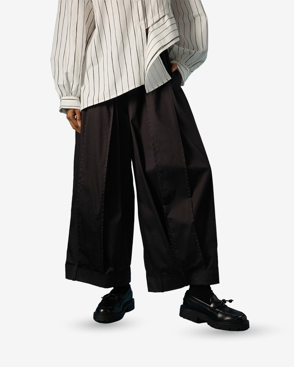 Front Pleat Cuff Pants