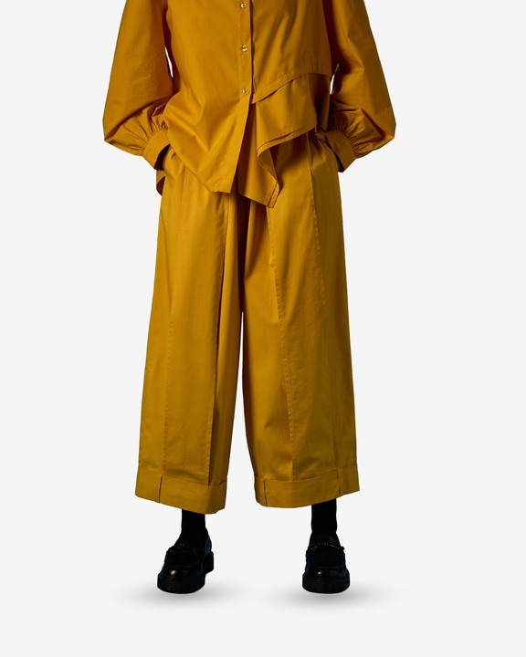 Front Pleat Cuff Pants