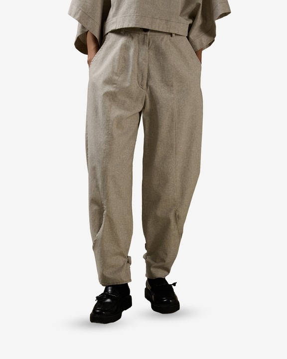 Back Overlap Tie Pants
