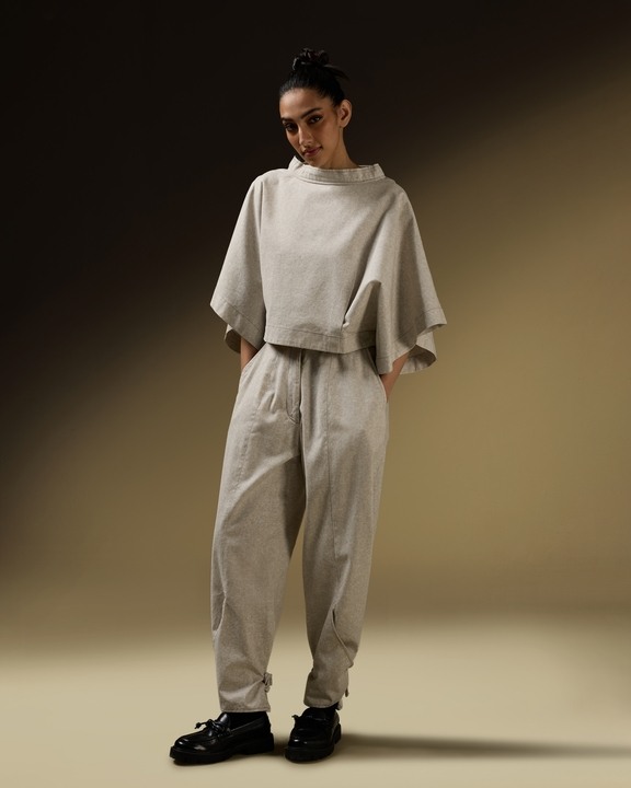 Back Overlap Tie Pants