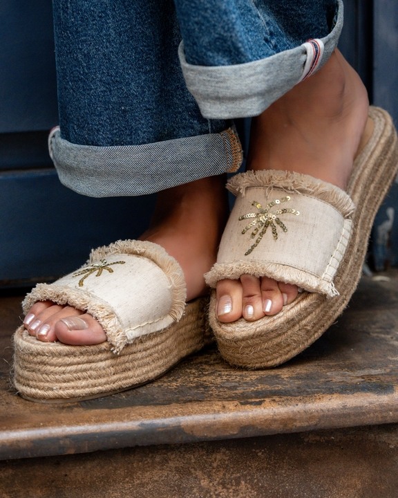 Copacabana Sandals Natural