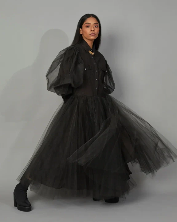 Wolf Wing Tulle Dress