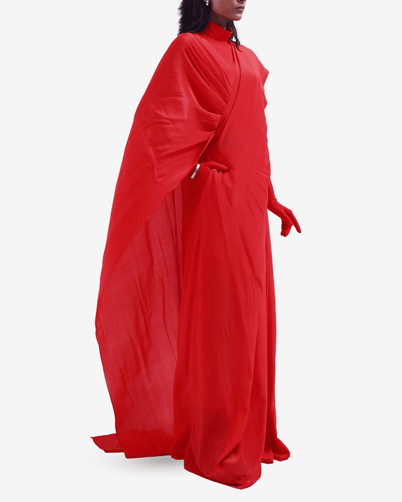 Hybrid Sari-pants (Iconic Red)