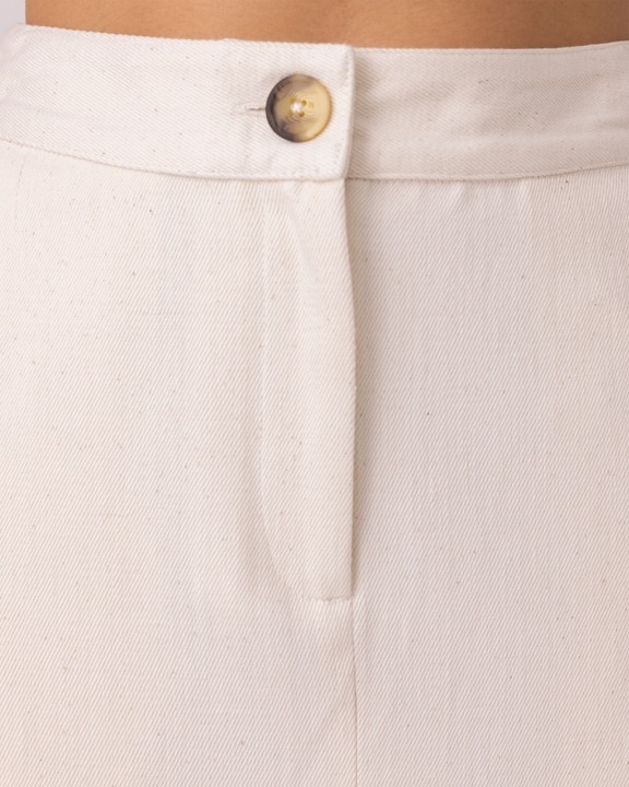 Roxanne Handwoven Denim Skirt