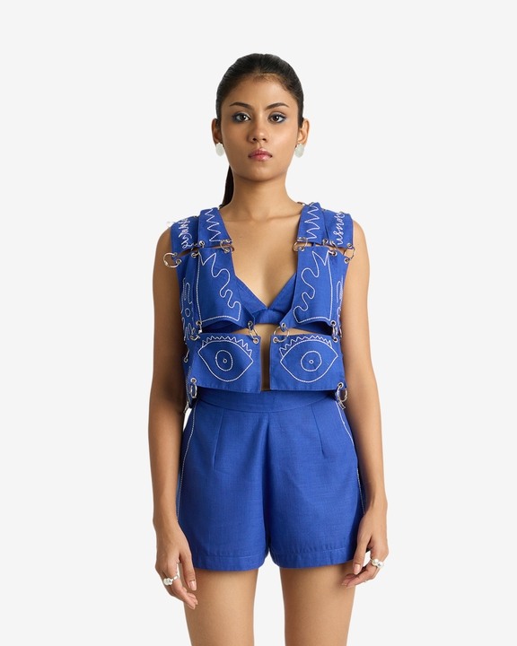 Broken Blue Vest