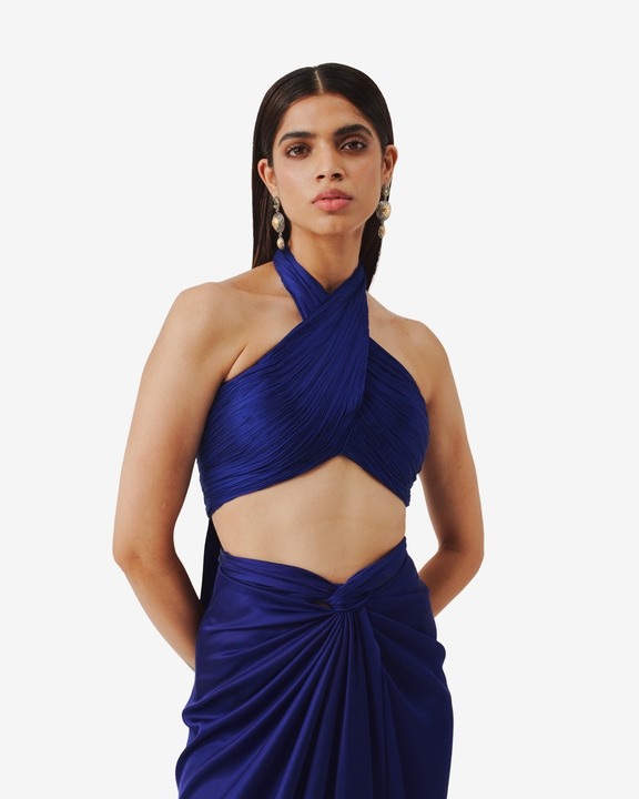 Hope Halter Neck Top with Elastic Back