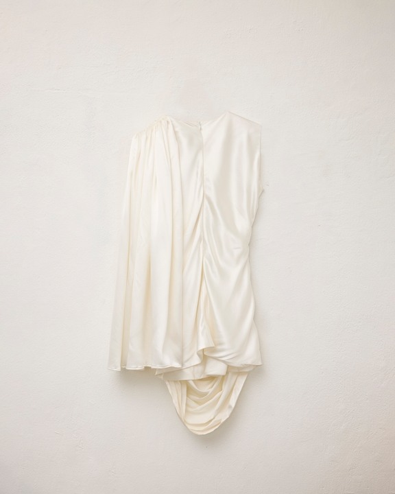 Silk Satin Saree Dress