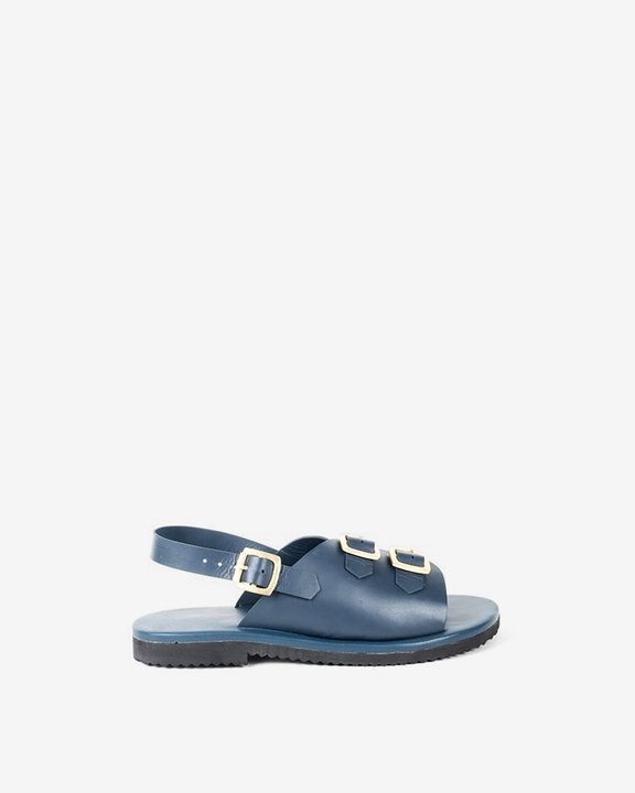Envelope Cork Sandals Double Buckle