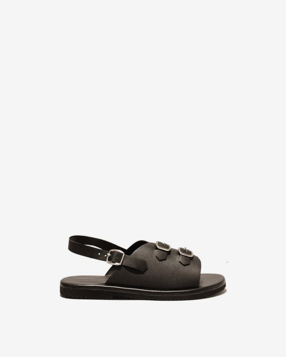 Envelope Cork Sandals Double Buckle
