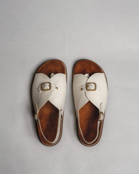 Envelope Cork Sandals Single Buckle