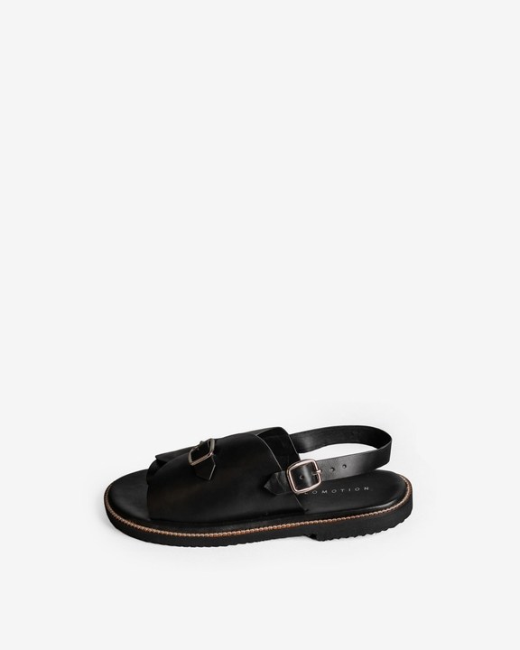 Envelope Welt Sandals Single Buckle