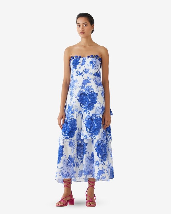 Chintz Tiered Shoulder Dress