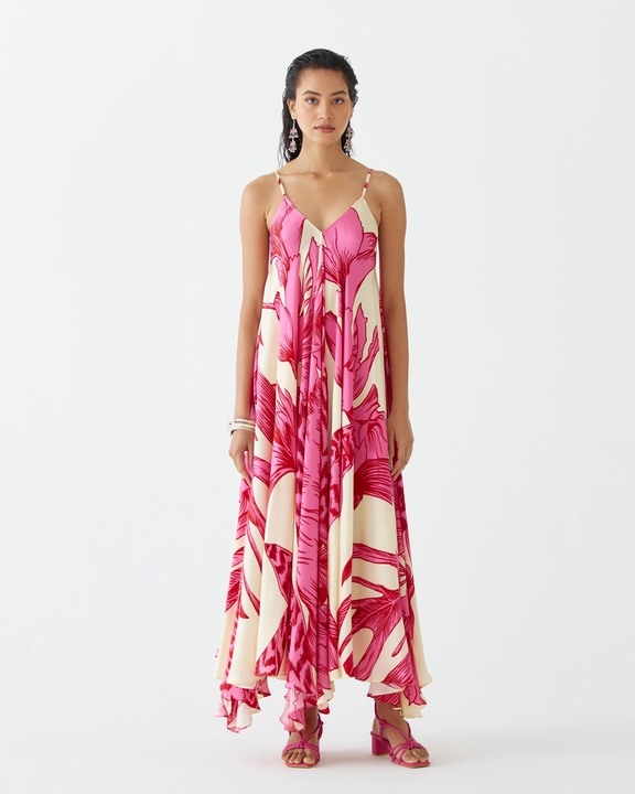 Pink Aphrodite Strappy Dress