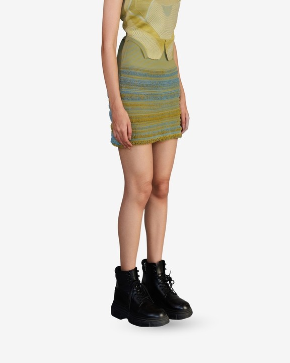 Lime Knitted Skirt