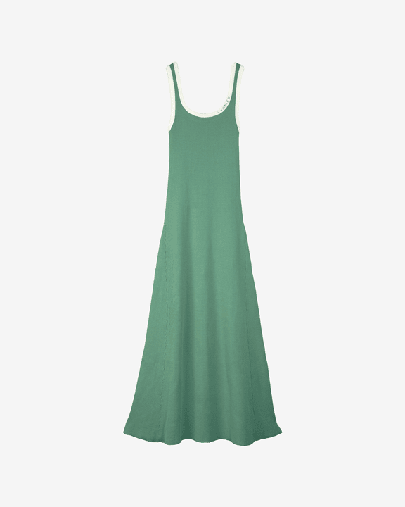 Summer Knit Dress in Sage