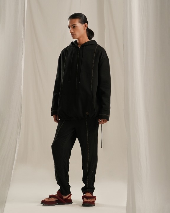 Jade Black Hoodie