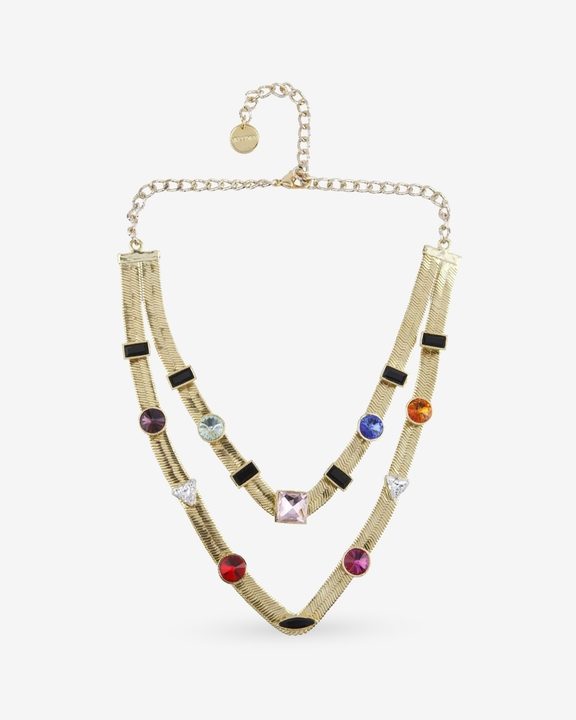 Two Layered Candy Necklace (Gold)