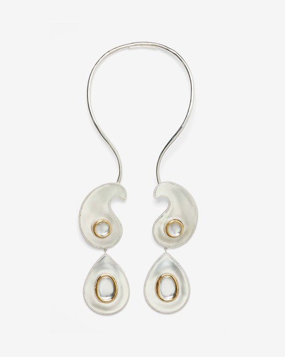 Polki Paisley Reverse Necklace