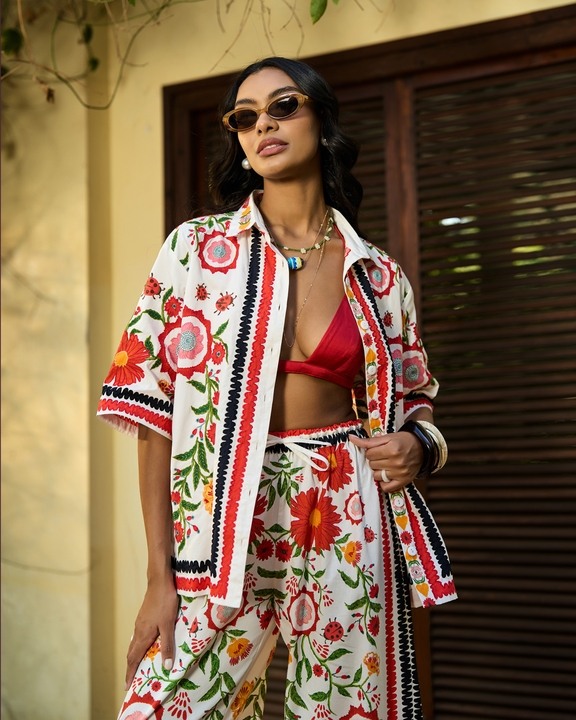 Blair Embroidered Shirt with Pants