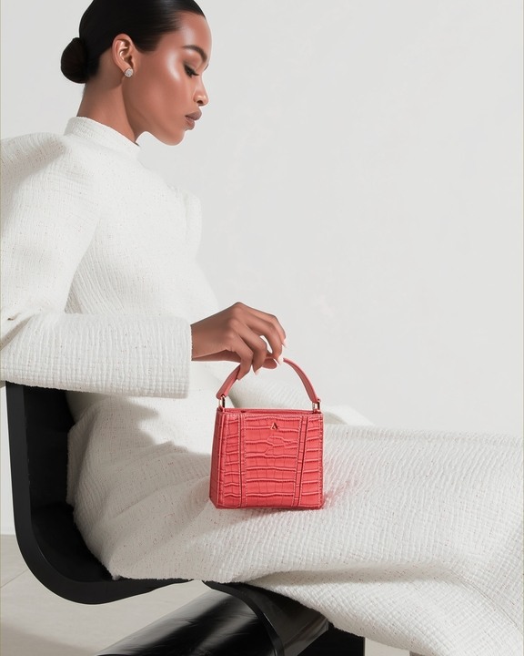 Vanessa Petite Mini Bag – Top Handle with Detachable Crossbody Strap