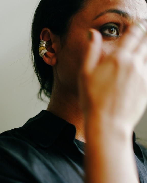 Granulated Edge Ear Cuffs