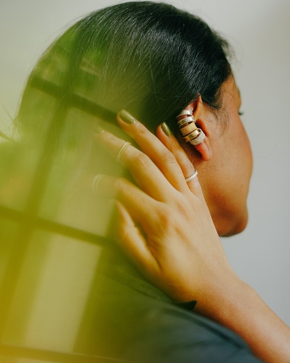 Granulated Ear Cuffs