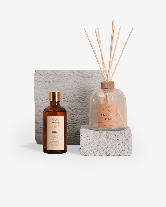 Amethyst Diffuser Set