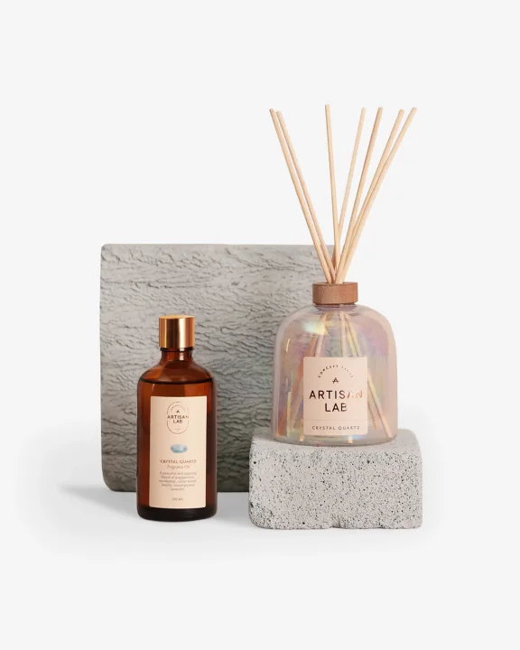 Crystal Quartz Diffuser Set