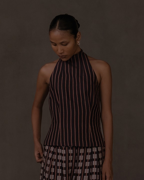 Striped Halter Top