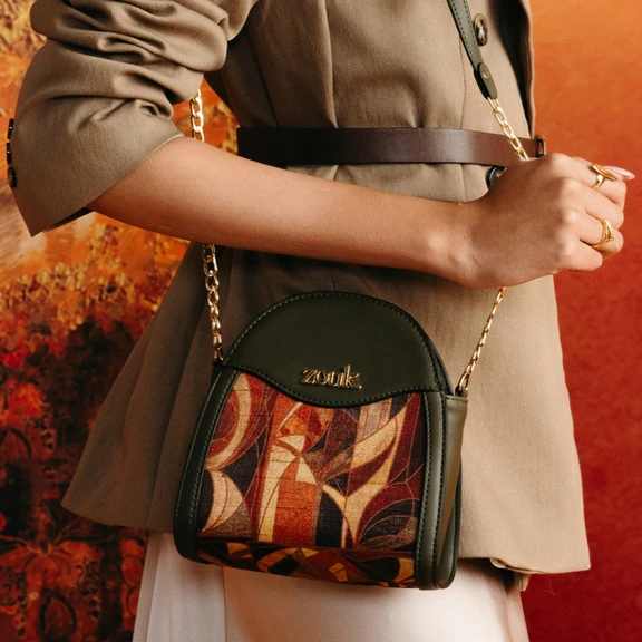 Auric Mehr Potli Bag (Olive)